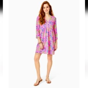 Lilly Pulitzer Loran Swing Dress in Prosecco Pink Tigress Garden S NWT